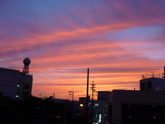 今日の空