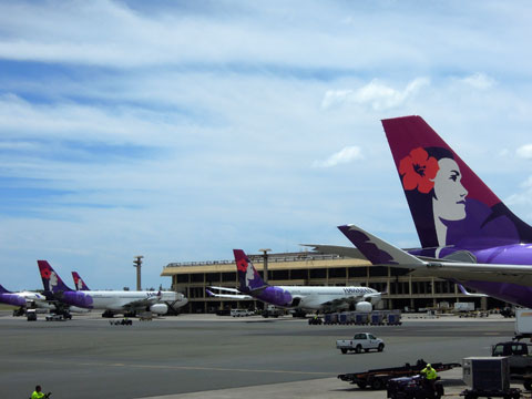 2013夏・ハワイ　帰国日のホノルル空港で初体験！！
